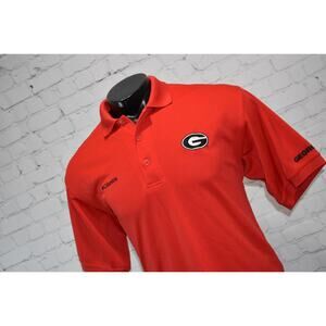 Columbia PFG Shirt  Mens Small Performance Fishing University Georgia UGA Dawgs